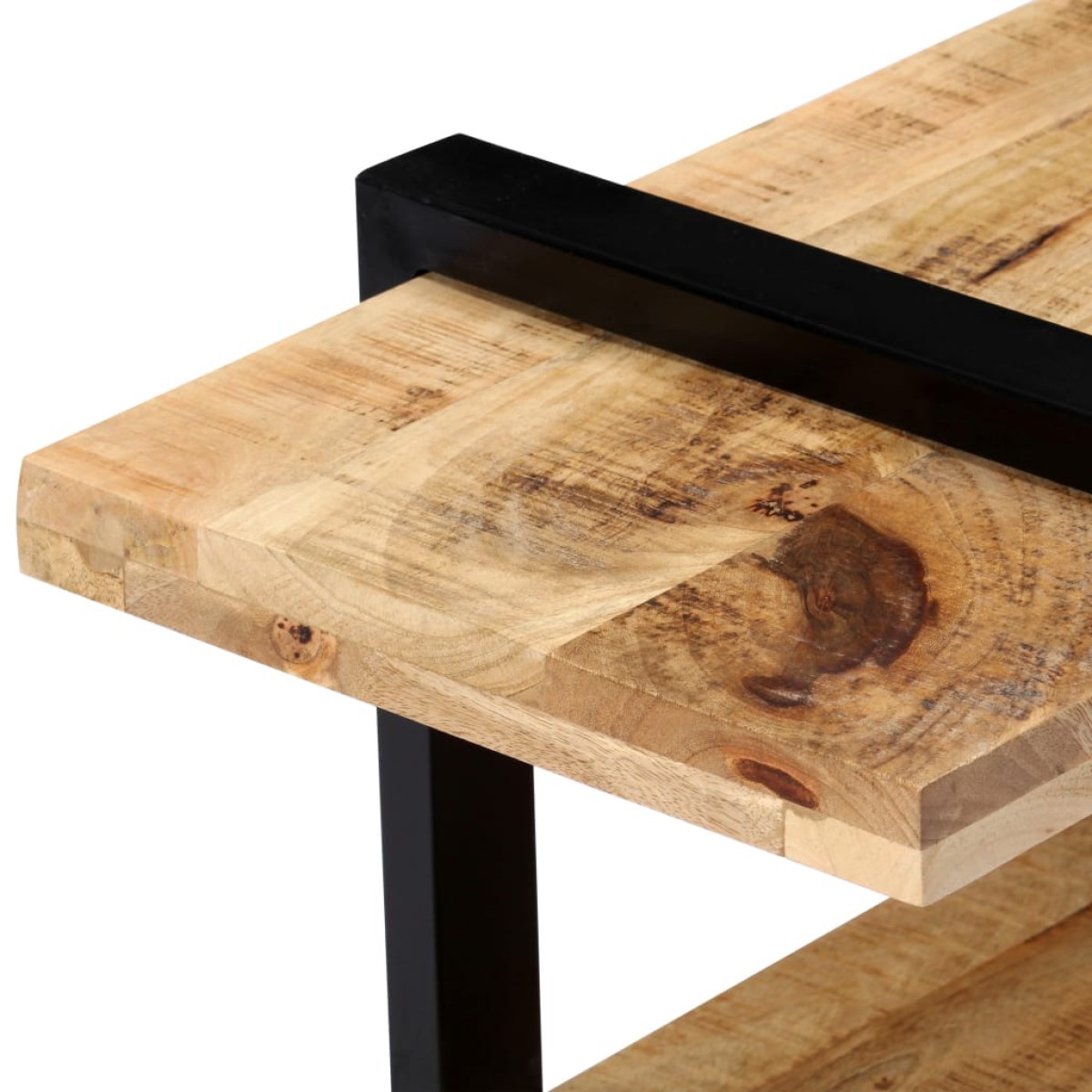 vidaXL Έπιπλο Τηλεόρασης 130 x 40 x 40 εκ. από Μασίφ Ξύλο Μάνγκο