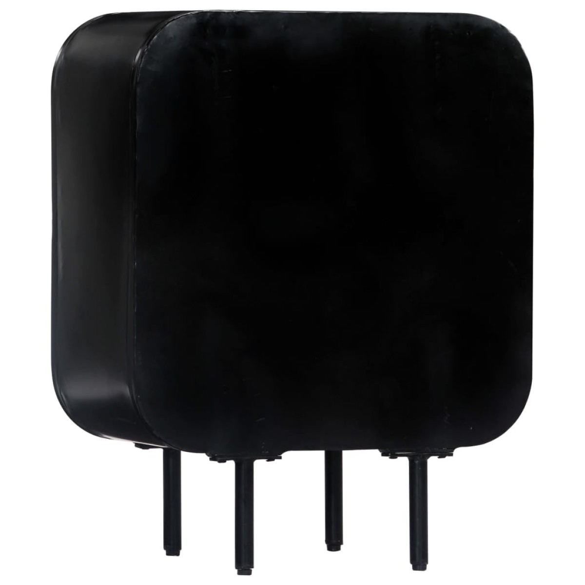 vidaXL Μπουφές Ψηλός 60 x 30 x 75 εκ. Μασίφ Ξύλο Μάνγκο/Σίδηρος