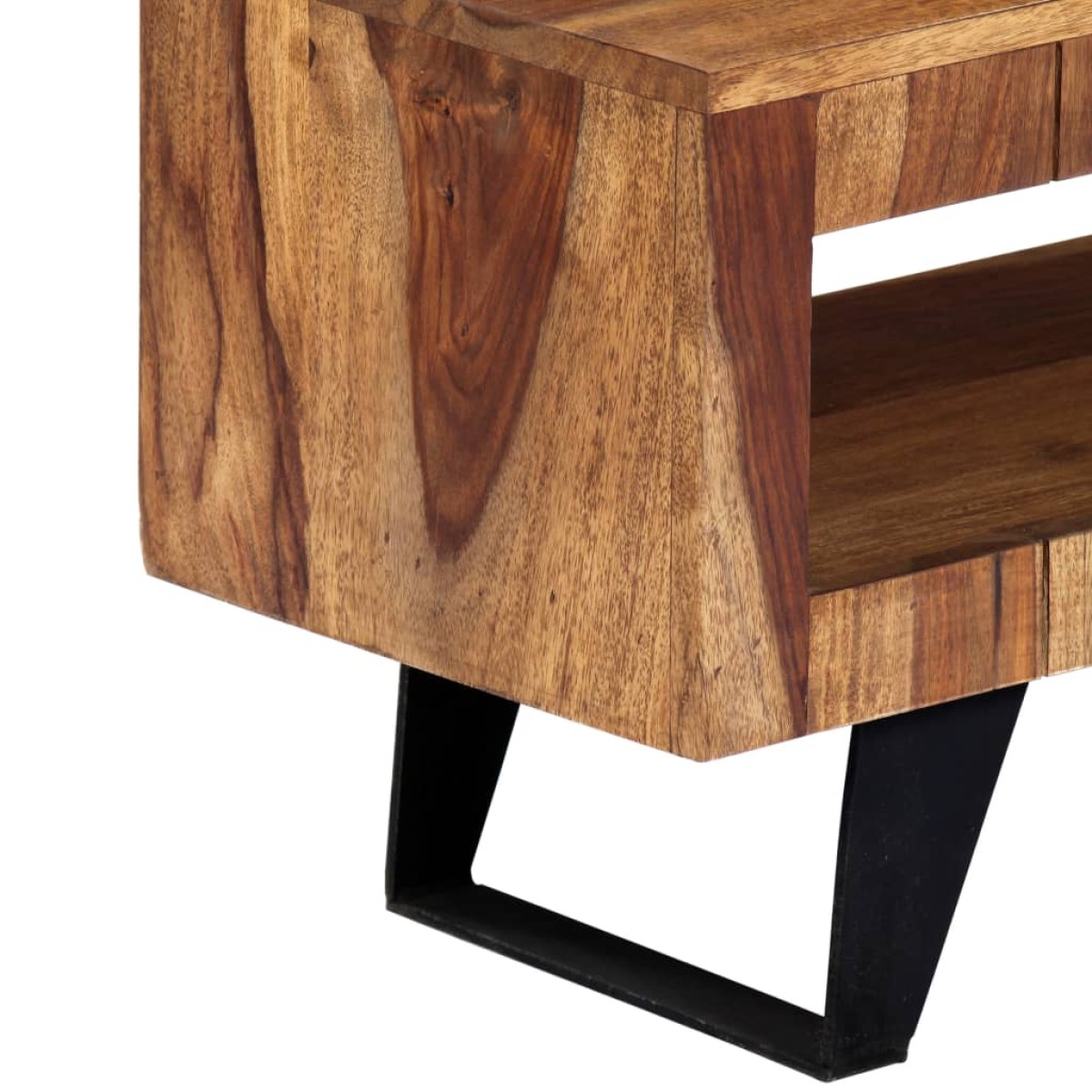 vidaXL Έπιπλο Τηλεόρασης 140 x 30 x 40 εκ. από Μασίφ Ξύλο Sheesham