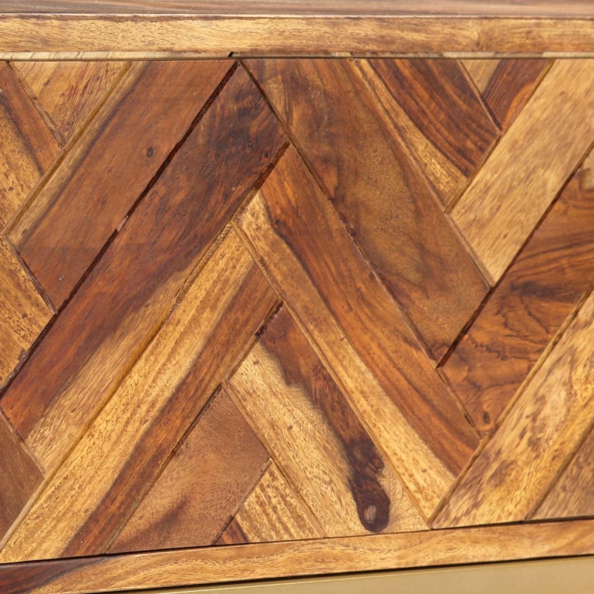 vidaXL Έπιπλο Τηλεόρασης 140 x 30 x 45 εκ. από Μασίφ Ξύλο Sheesham
