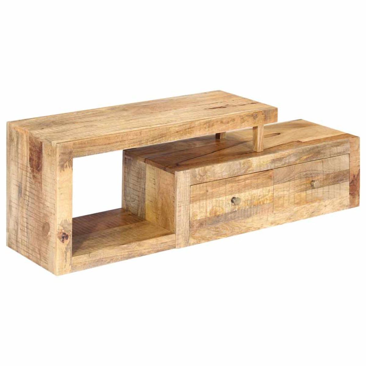vidaXL Έπιπλο Τηλεόρασης 120 x 30 x 40 εκ. από Μασίφ Ξύλο Μάνγκο
