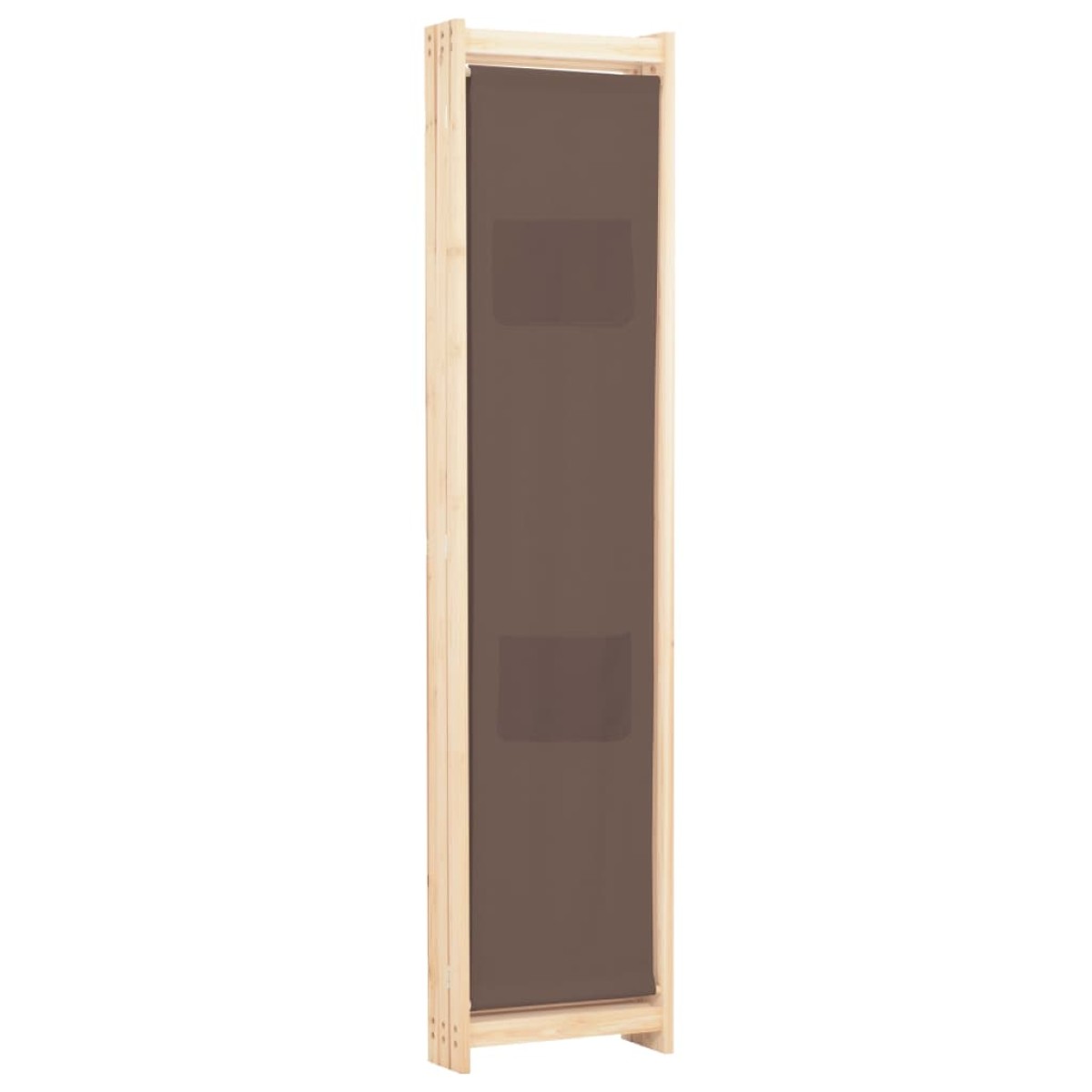 vidaXL Διαχωριστικό Δωματίου με 3 Πάνελ Καφέ 120x170x4 εκ. Υφασμάτινο