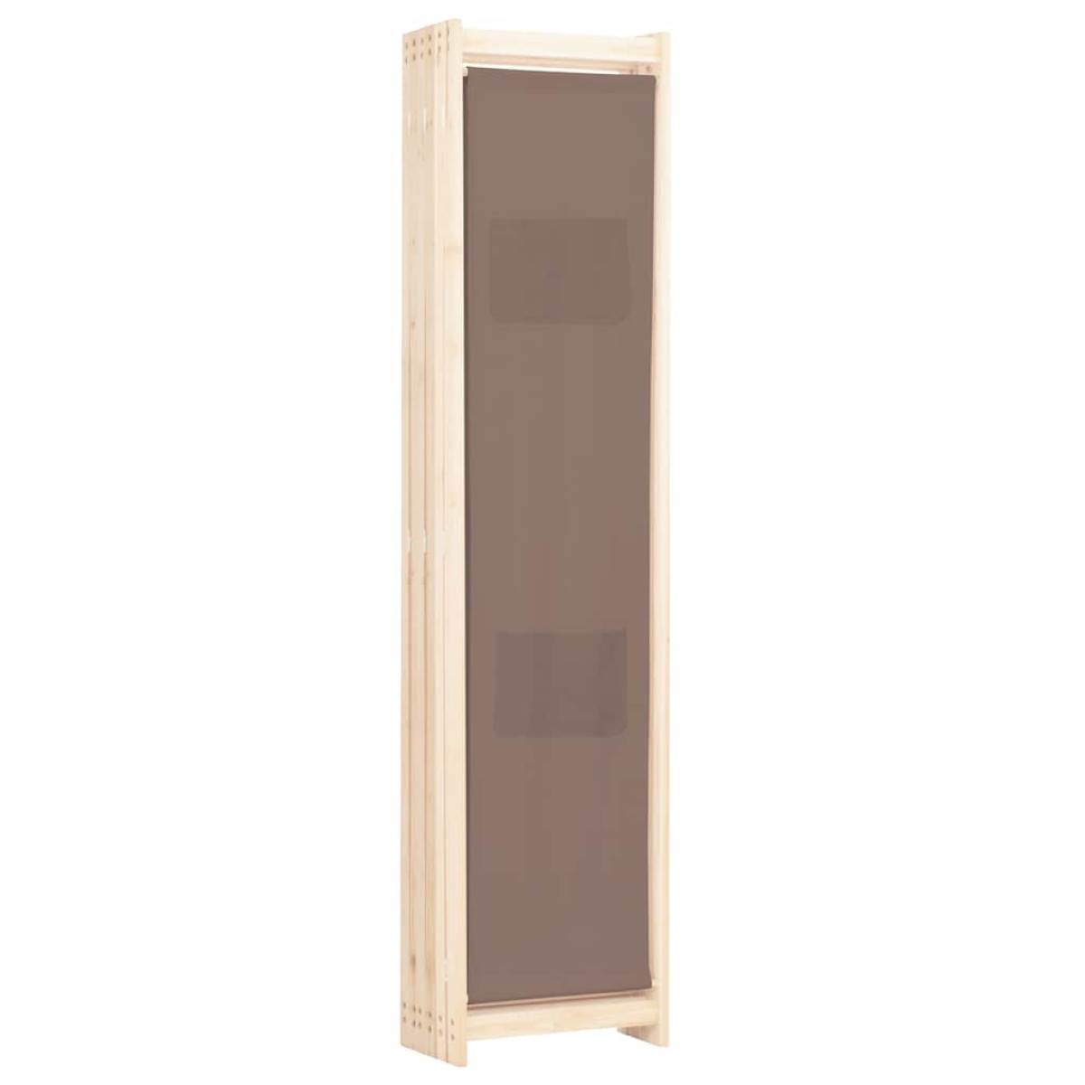 vidaXL Διαχωριστικό Δωματίου με 6 Πάνελ Καφέ 240x170x4 εκ. Υφασμάτινο