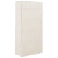 vidaXL Ντουλάπα Λευκή 79 x 40 x 170 εκ. Υφασμάτινη