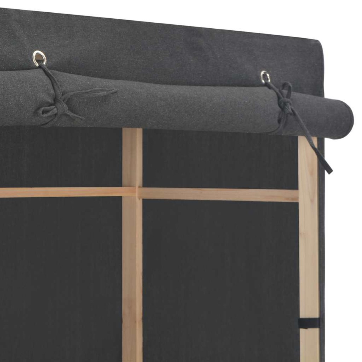 vidaXL Ντουλάπα Γκρι 79 x 40 x 170 εκ. Υφασμάτινη