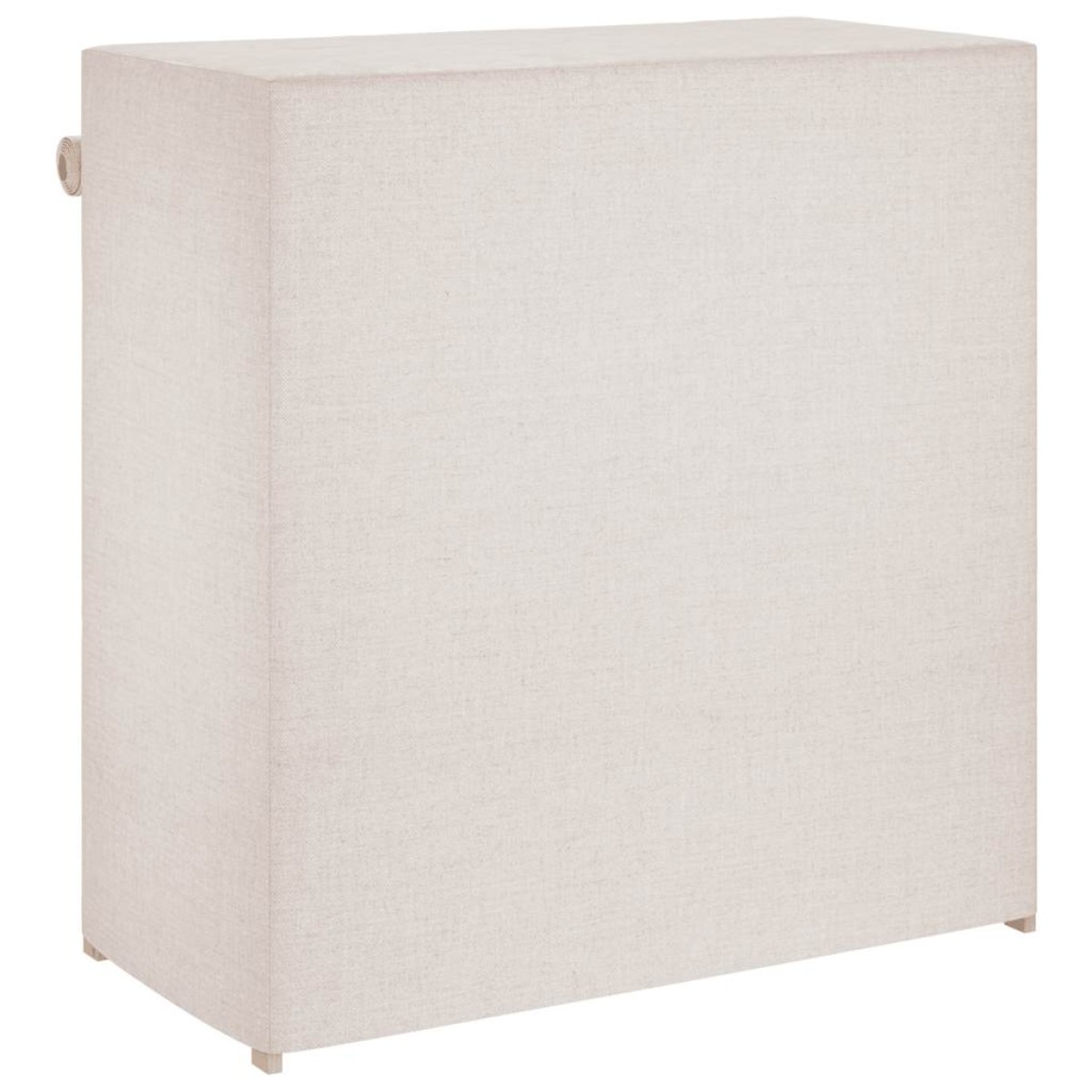 vidaXL Παπουτσοθήκη με Κάλυμμα Λευκή 79 x 40 x 80 εκ. Υφασμάτινη