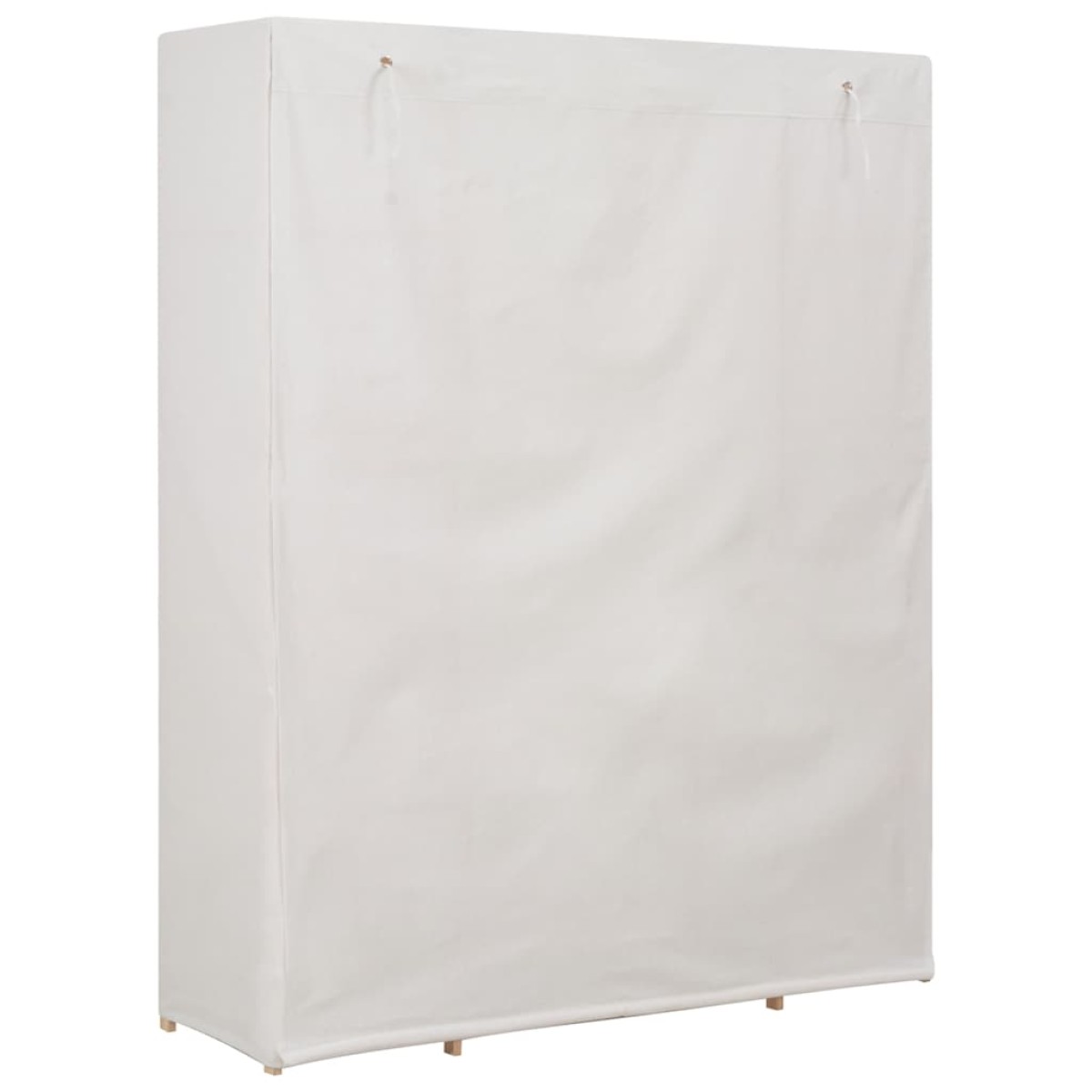 vidaXL Ντουλάπα Λευκή 135 x 40 x 170 εκ. Υφασμάτινη