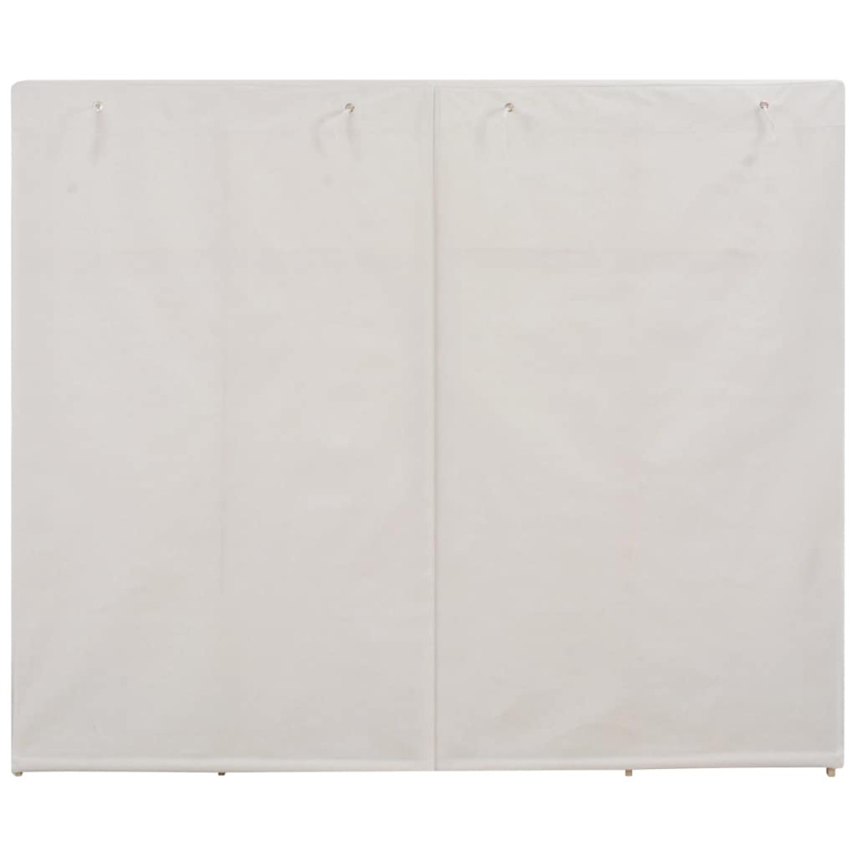 vidaXL Ντουλάπα Λευκή 200 x 40 x 170 εκ. Υφασμάτινη