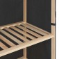 vidaXL Ντουλάπα Γκρι 200 x 40 x 170 εκ. Υφασμάτινη