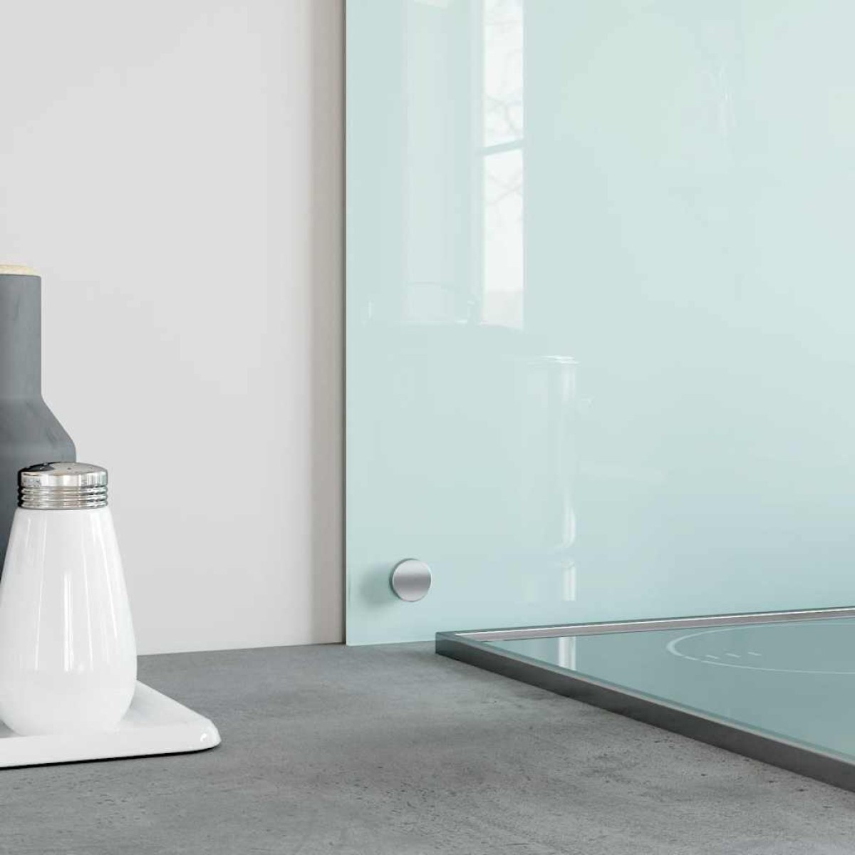 vidaXL Πλάτη Κουζίνας Λευκή 80 x 60 εκ. από Ψημένο Γυαλί