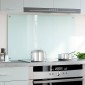 vidaXL Πλάτη Κουζίνας Λευκή 100 x 60 εκ. από Ψημένο Γυαλί