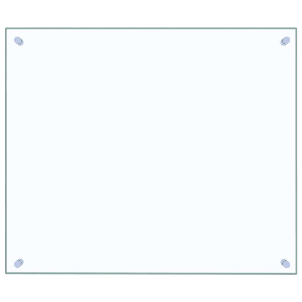vidaXL Πλάτη Κουζίνας Διαφανής 70 x 60 εκ. από Ψημένο Γυαλί