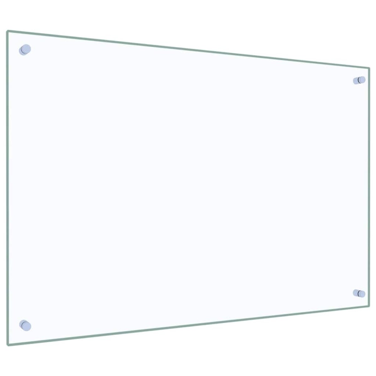vidaXL Πλάτη Κουζίνας Διαφανής 90 x 60 εκ. από Ψημένο Γυαλί