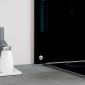 vidaXL Πλάτη Κουζίνας Μαύρη 100 x 40 εκ. από Ψημένο Γυαλί