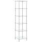 vidaXL Τραπεζάκι Σαλονιού 6 Επιπ. Διαφανές 40x40x160 εκ Ψημένο Γυαλί