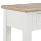 vidaXL Τραπέζι Κονσόλα Λευκό 110 x 35 x 80 εκ. Ξύλινο