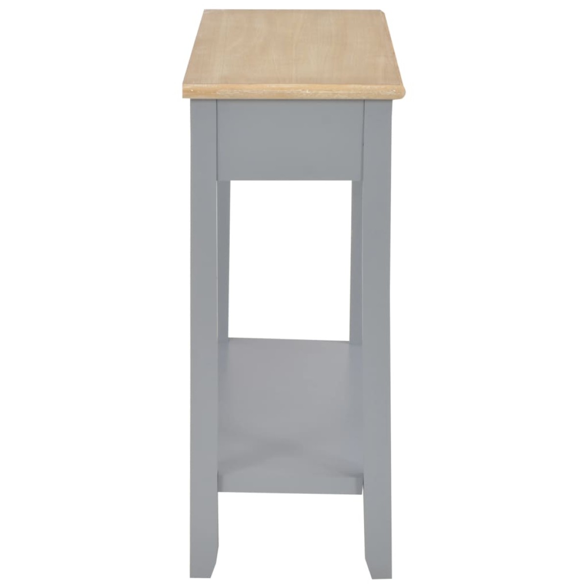 vidaXL Τραπέζι Κονσόλα Γκρι 110 x 35 x 80 εκ. Ξύλινο