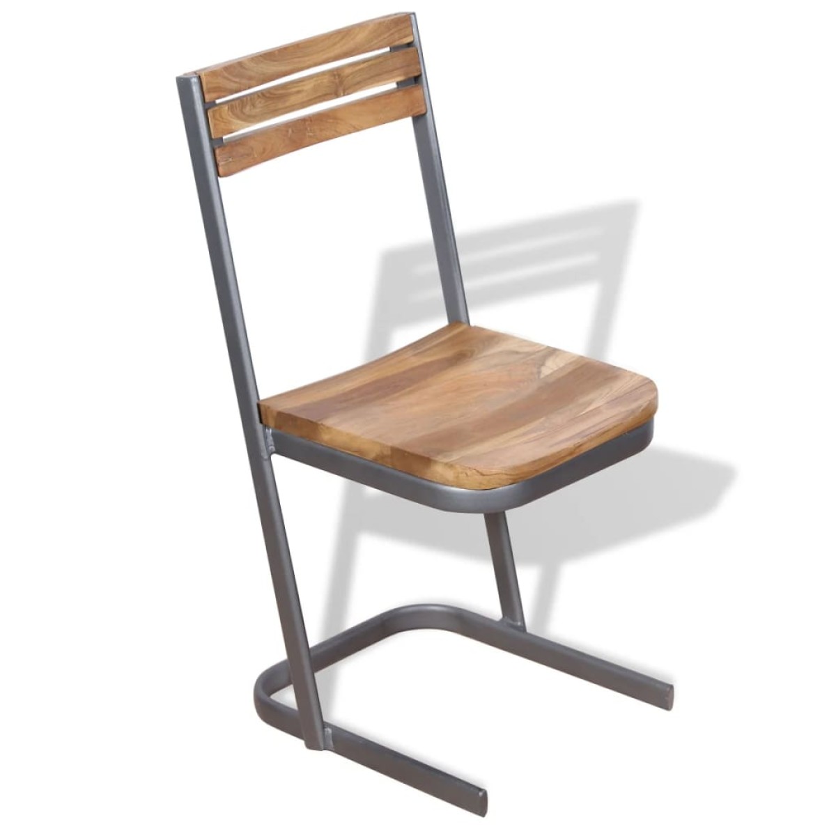 vidaXL Καρέκλες Τραπεζαρίας 6 τεμ. από Μασίφ Ξύλο Teak