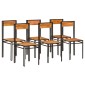 vidaXL Καρέκλες Τραπεζαρίας 6 τεμ. Ξύλο Ακακίας/Φινίρισμα Sheesham