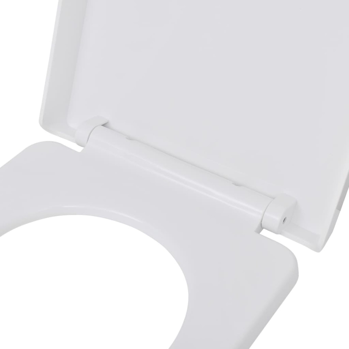 vidaXL Καλύμματα Λεκάνης με Μηχανισμό Soft Close 2 τεμ. Λευκά Πλαστικά