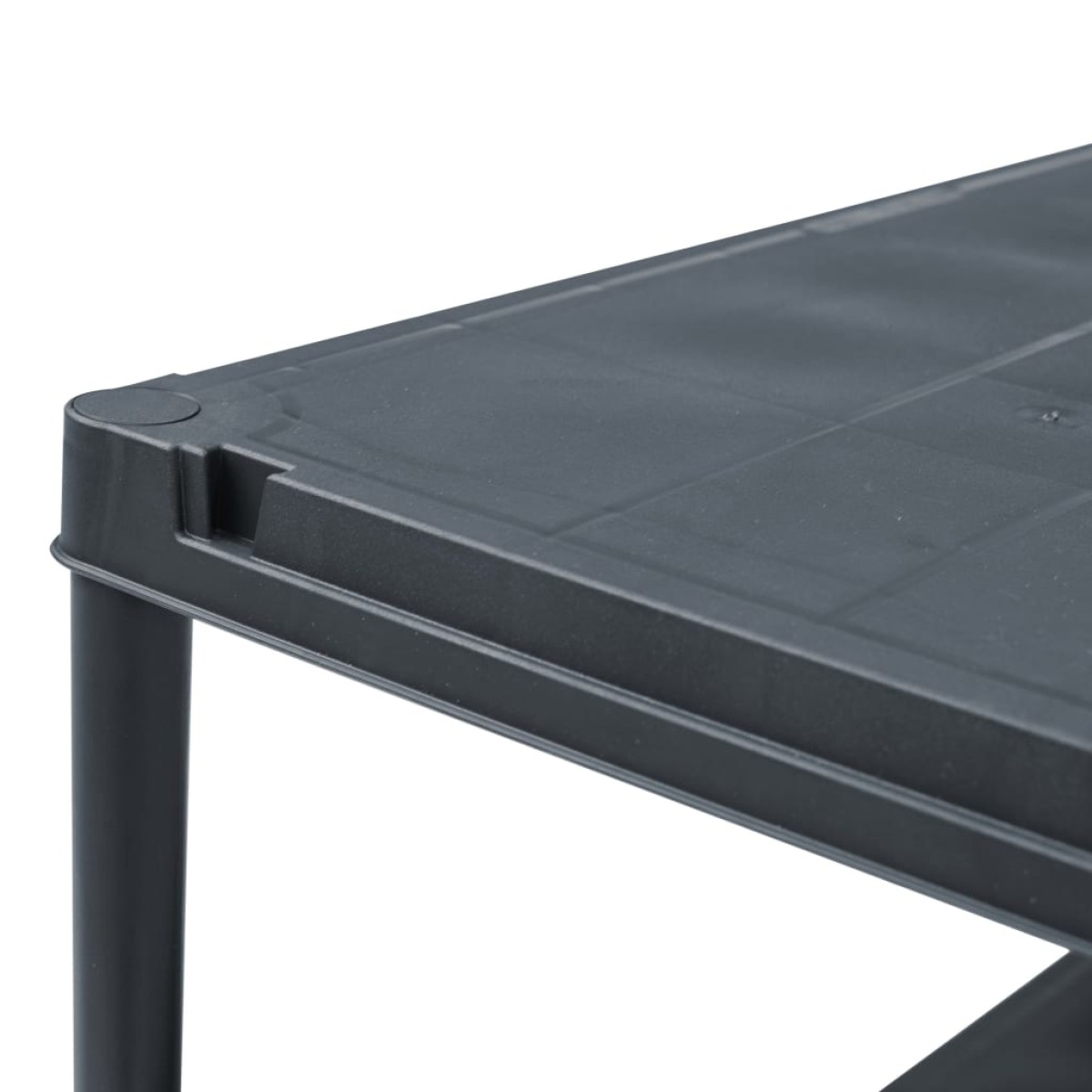 vidaXL Ραφιέρες 5 τεμ. Μαύρες 125 κ. 60 x 30 x 180 εκ. Πλαστικές