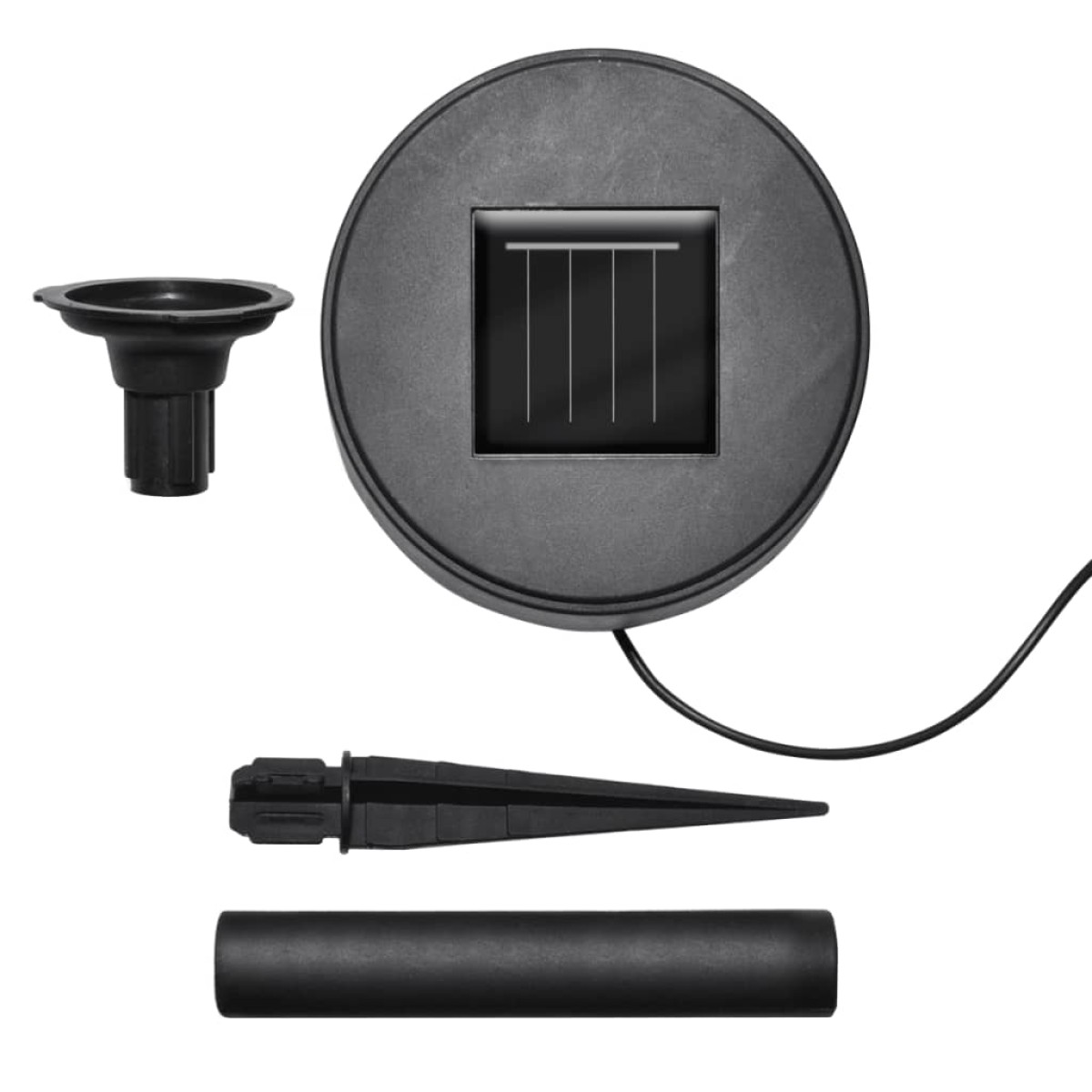 vidaXL Φωτιστικά Κήπου LED 6 τεμ. με Στηρίγματα & Ηλιακά Πάνελ