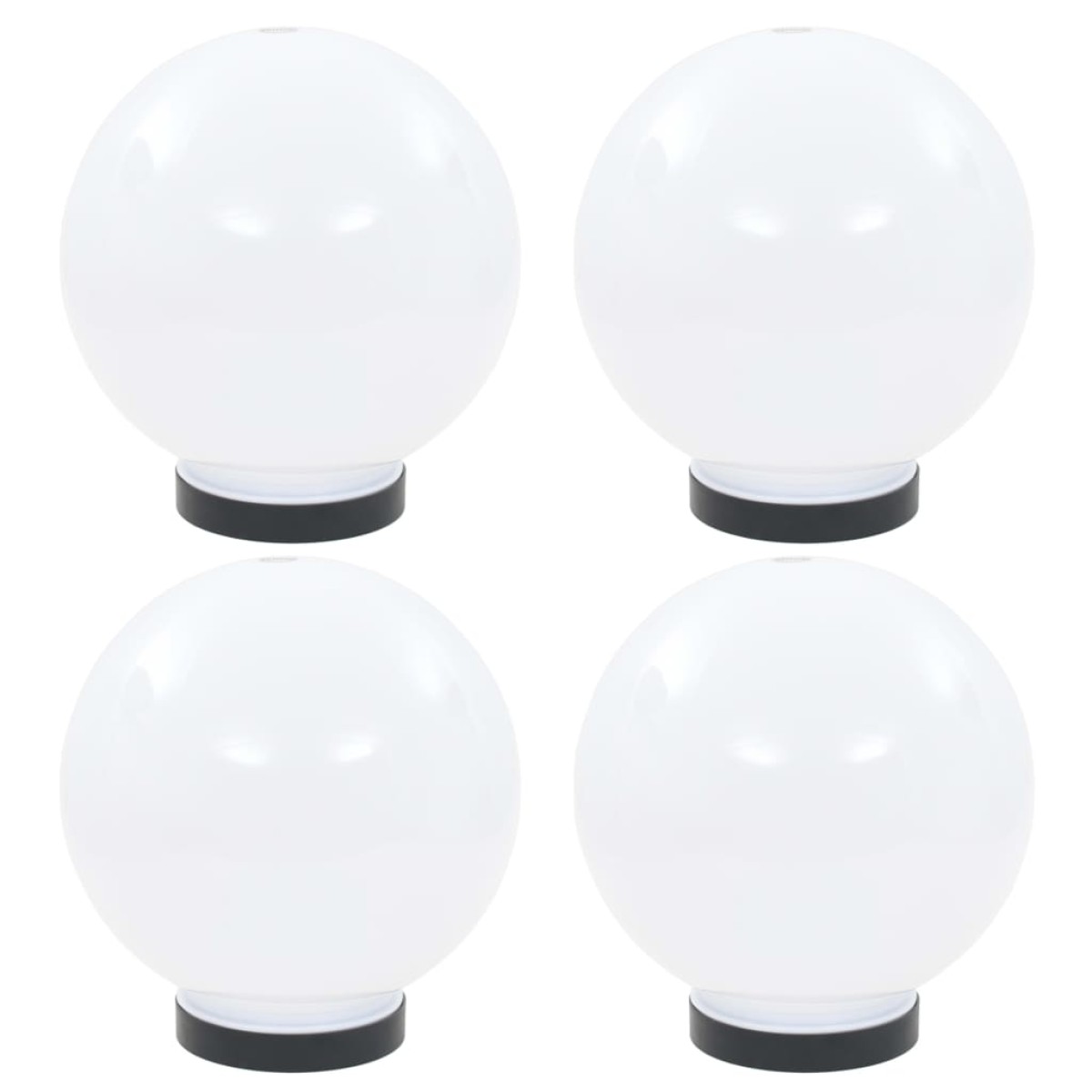 vidaXL Φωτιστικά Μπάλα LED 4 τεμ. Σφαιρικά 20 εκ. Ακρυλικά (PMMA)