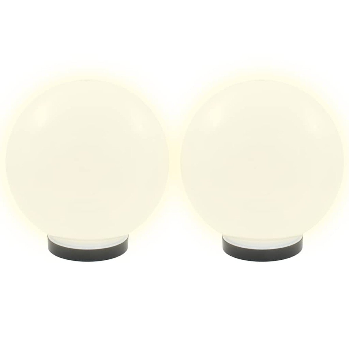 vidaXL Φωτιστικά Μπάλα LED 4 τεμ. Σφαιρικά 25 εκ. Ακρυλικά (PMMA)