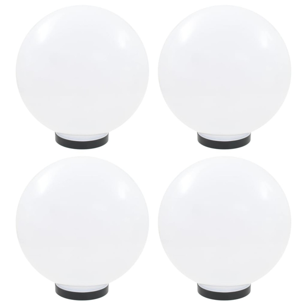 vidaXL Φωτιστικά Μπάλα LED 4 τεμ. Σφαιρικά 30 εκ. Ακρυλικά (PMMA)