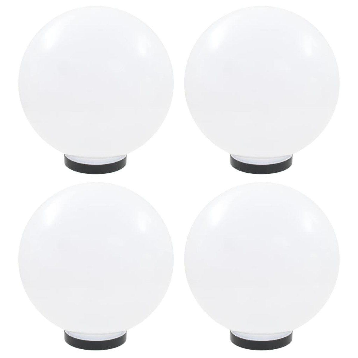 vidaXL Φωτιστικά Μπάλα LED 4 τεμ. Σφαιρικά 30 εκ. Ακρυλικά (PMMA)