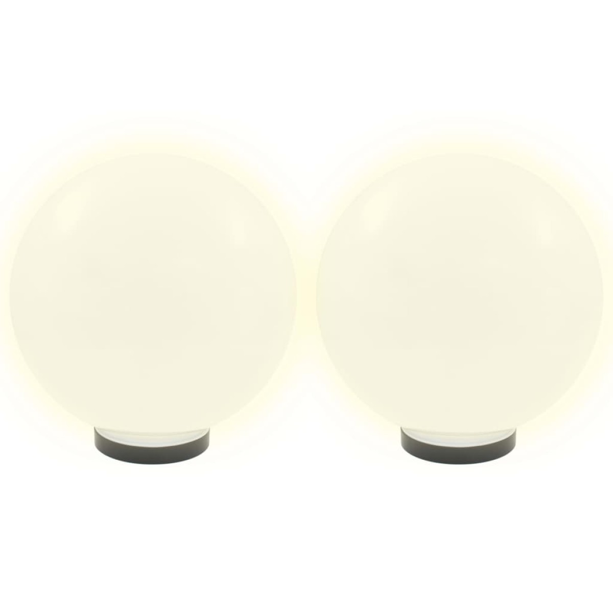 vidaXL Φωτιστικά Μπάλα LED 4 τεμ. Σφαιρικά 30 εκ. Ακρυλικά (PMMA)