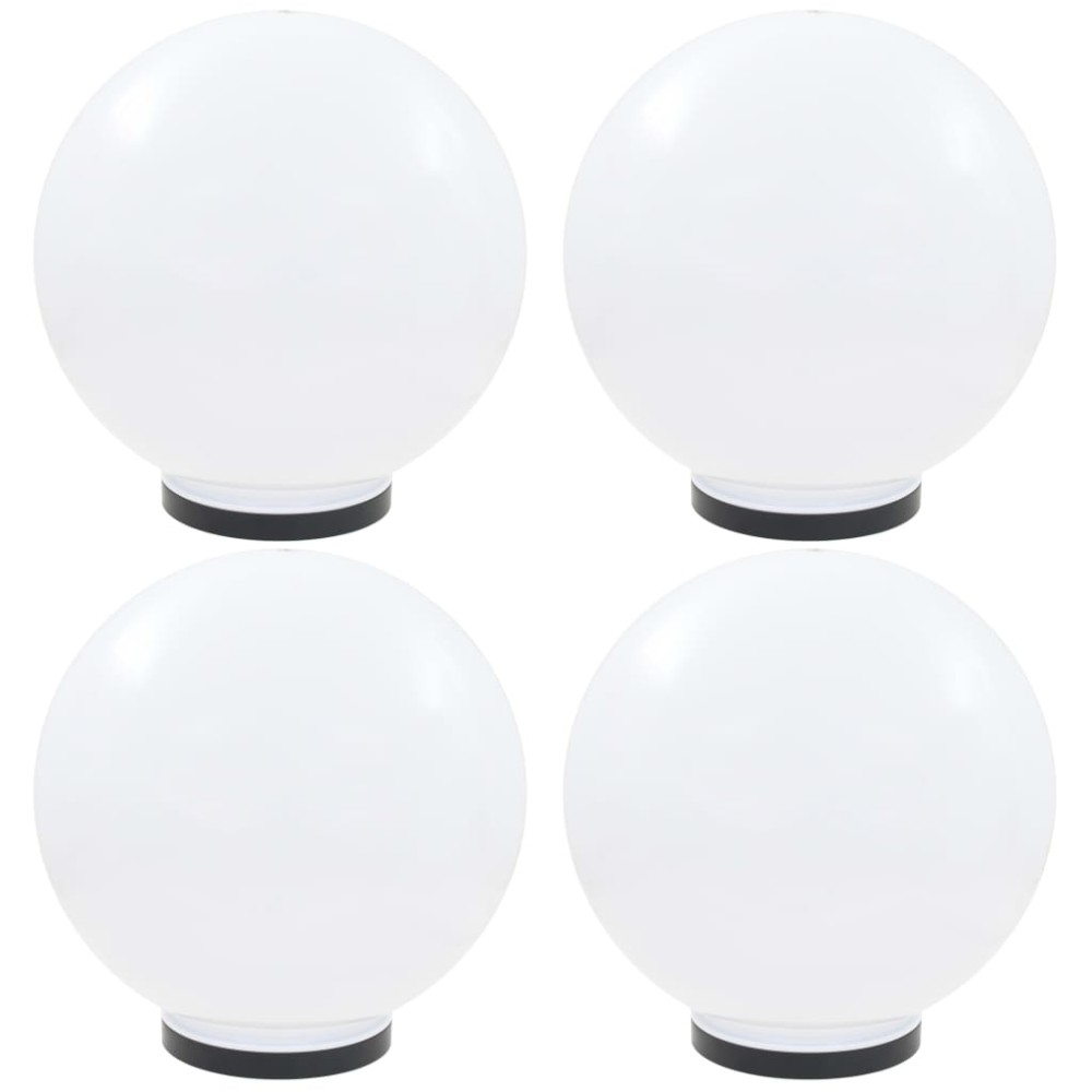 vidaXL Φωτιστικά Μπάλα LED 4 τεμ. Σφαιρικά 40 εκ. Ακρυλικά (PMMA)