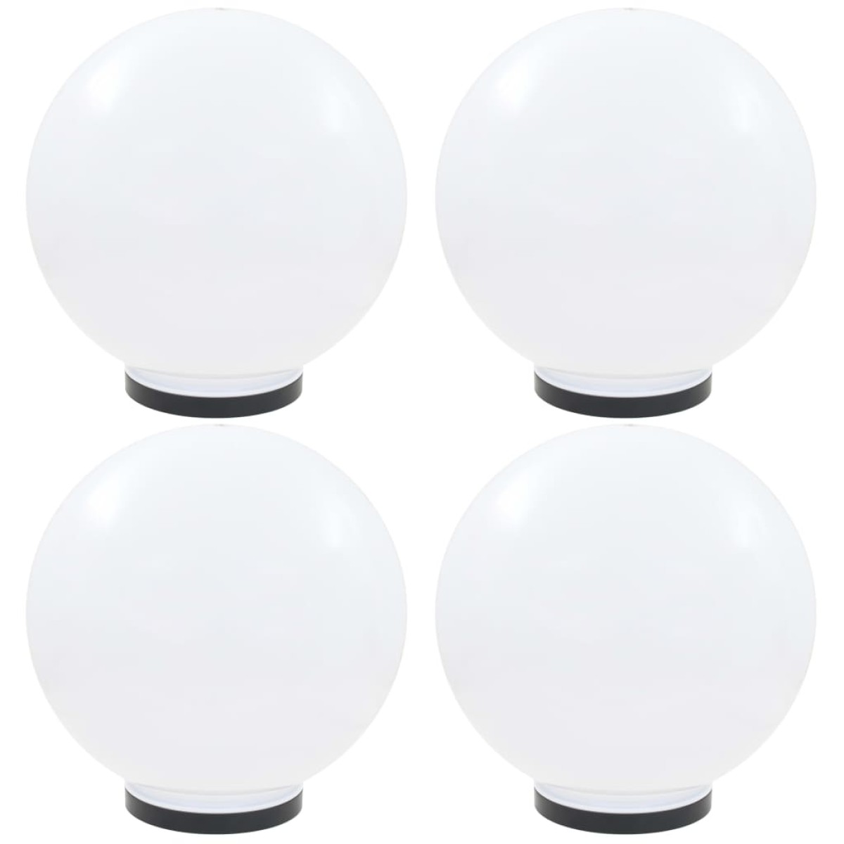 vidaXL Φωτιστικά Μπάλα LED 4 τεμ. Σφαιρικά 40 εκ. Ακρυλικά (PMMA)
