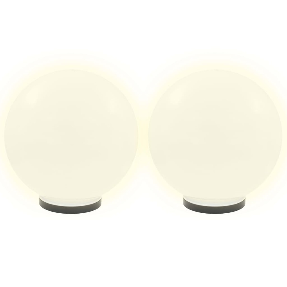 vidaXL Φωτιστικά Μπάλα LED 4 τεμ. Σφαιρικά 40 εκ. Ακρυλικά (PMMA)