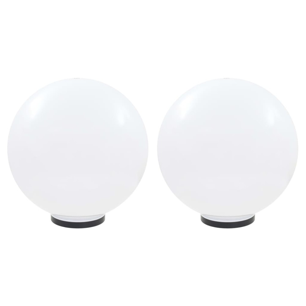 vidaXL Φωτιστικά Μπάλα LED 2 τεμ. Σφαιρικά 50 εκ. Ακρυλικά (PMMA)