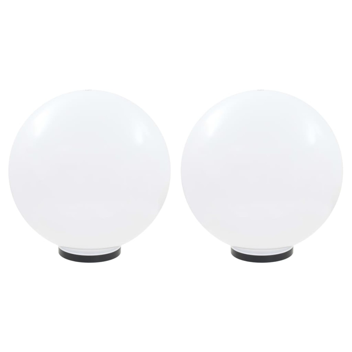vidaXL Φωτιστικά Μπάλα LED 2 τεμ. Σφαιρικά 50 εκ. Ακρυλικά (PMMA)