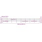 vidaXL Κάγκελα Περίφραξης με Λόγχες Μαύρα 13,6 x 1,2 μ. από Χάλυβα