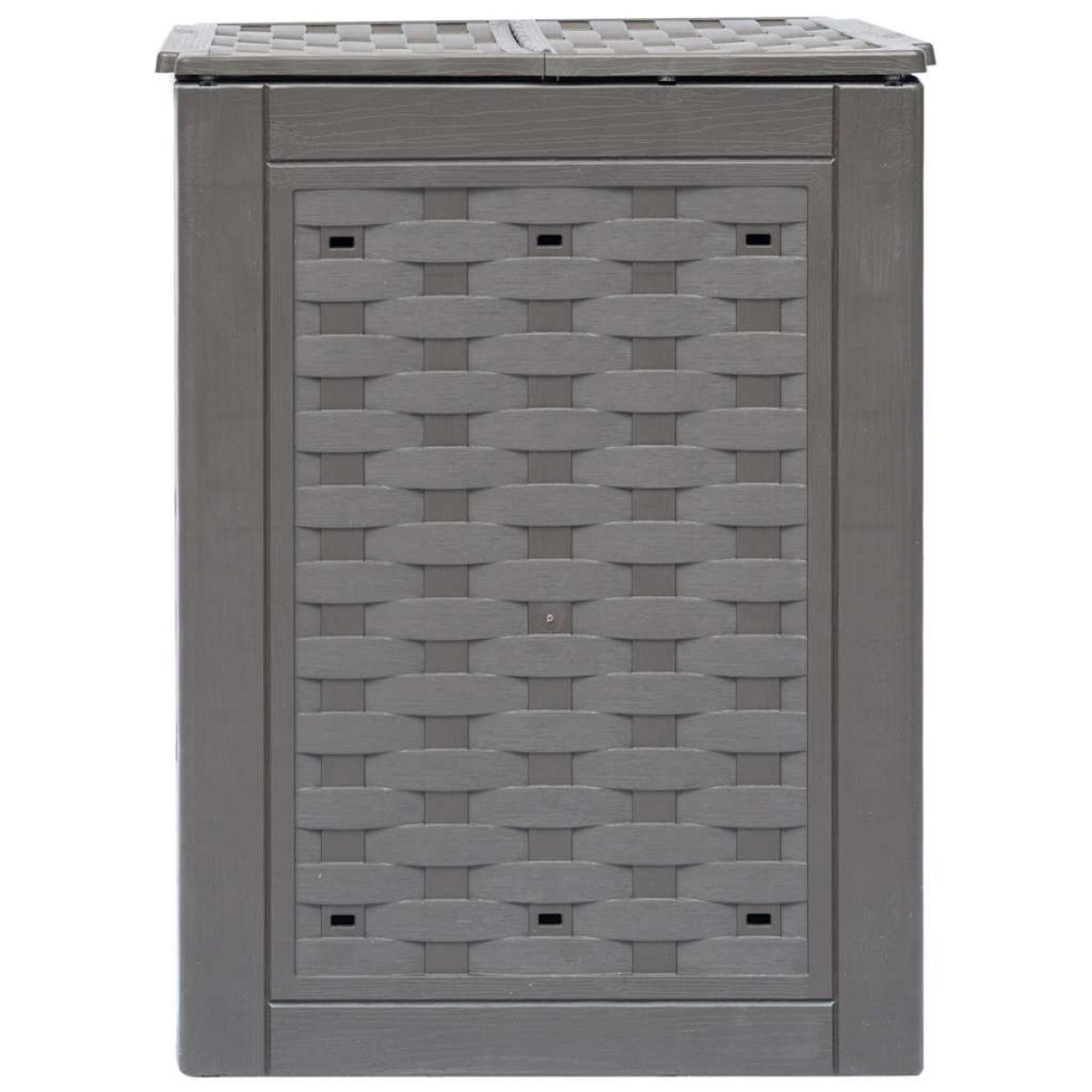 vidaXL Κομποστοποιητές 2 τεμ. Καφέ 60x60x83 εκ. 600 L Πλαστικό Ρατάν