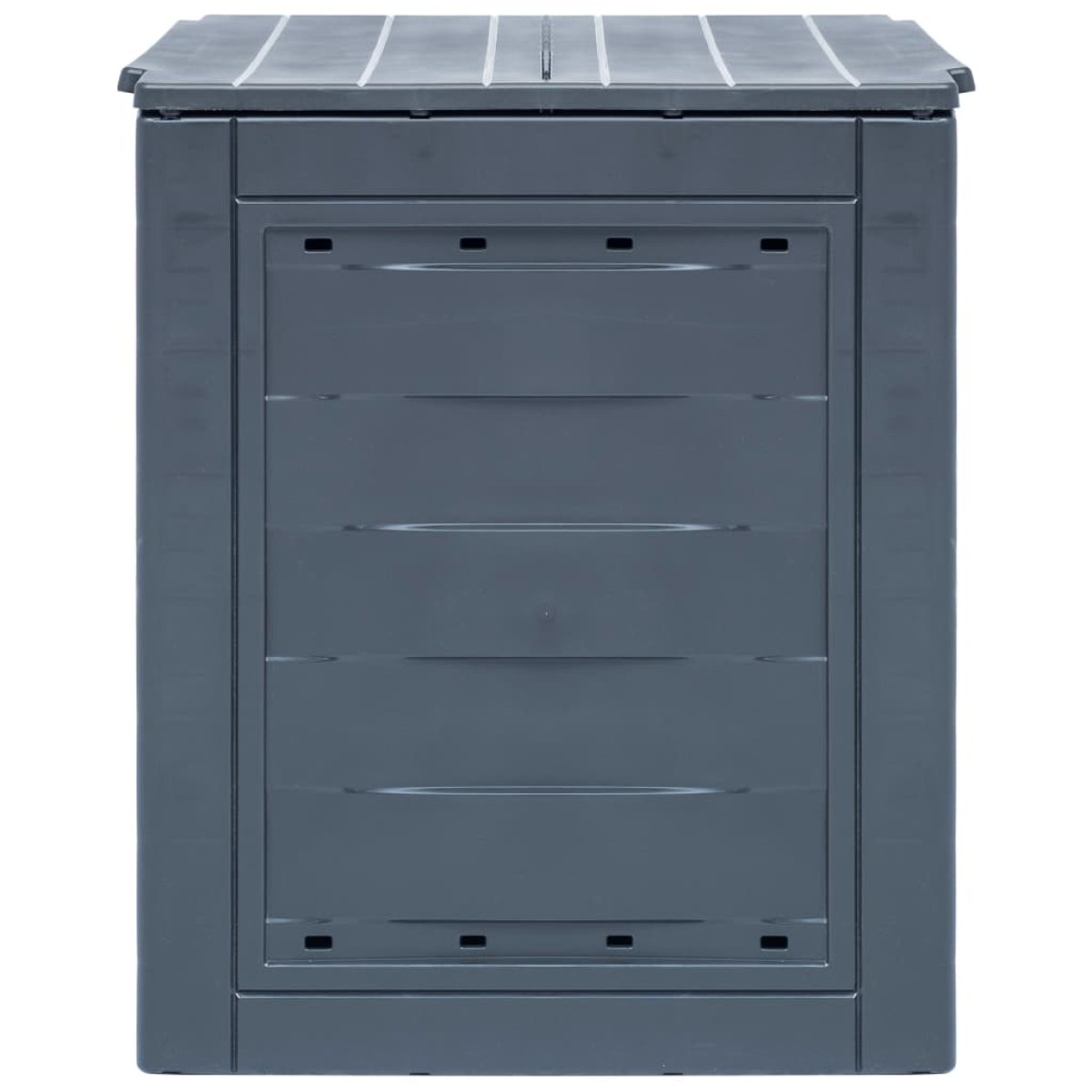 vidaXL Κομποστοποιητές Κήπου 2 τεμ. Γκρι 60 x 60 x 73 εκ. 520 Λίτρα