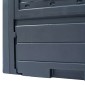 vidaXL Κομποστοποιητές Κήπου 2 τεμ. Γκρι 60 x 60 x 73 εκ. 520 Λίτρα
