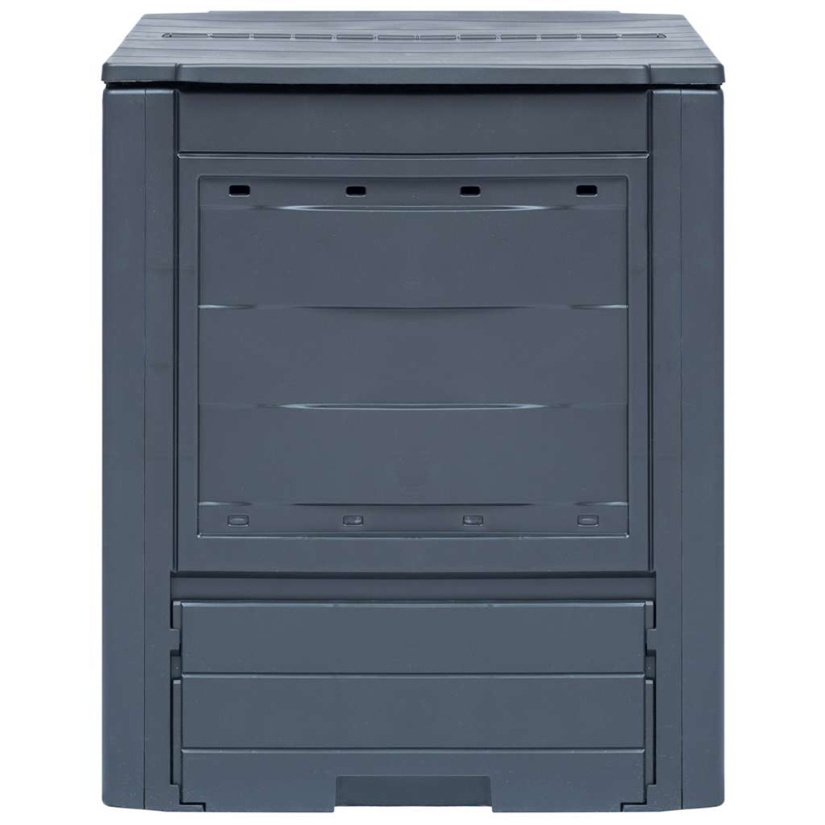 vidaXL Κομποστοποιητές Κήπου 3 τεμ. Γκρι 60 x 60 x 73 εκ. 780 Λίτρα