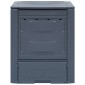 vidaXL Κομποστοποιητές Κήπου 3 τεμ. Γκρι 60 x 60 x 73 εκ. 780 Λίτρα