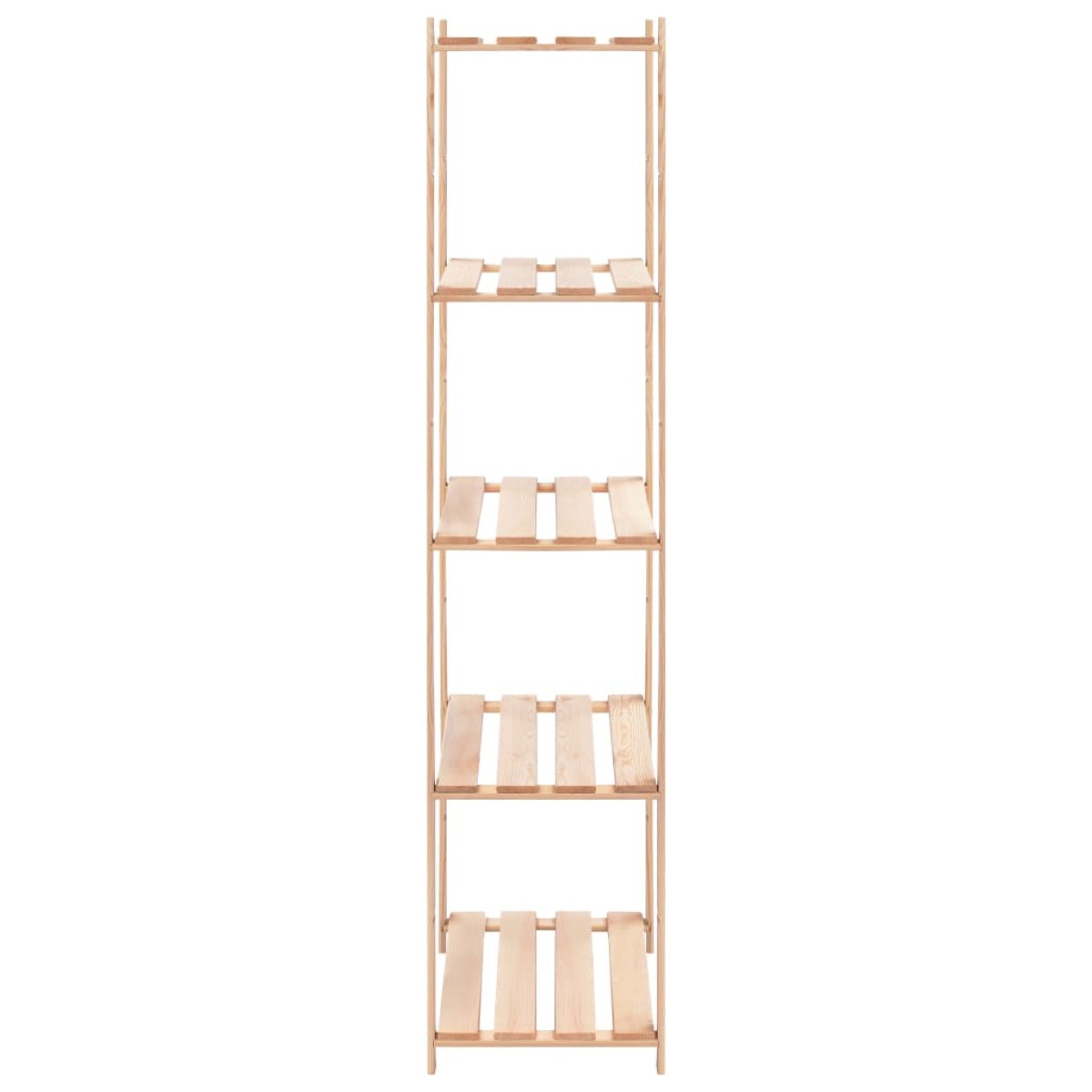 vidaXL Ραφιέρες 5 Επιπέδων 2 τεμ. 250 κ 80x38x170 εκ Μασίφ Ξύλο Πεύκου