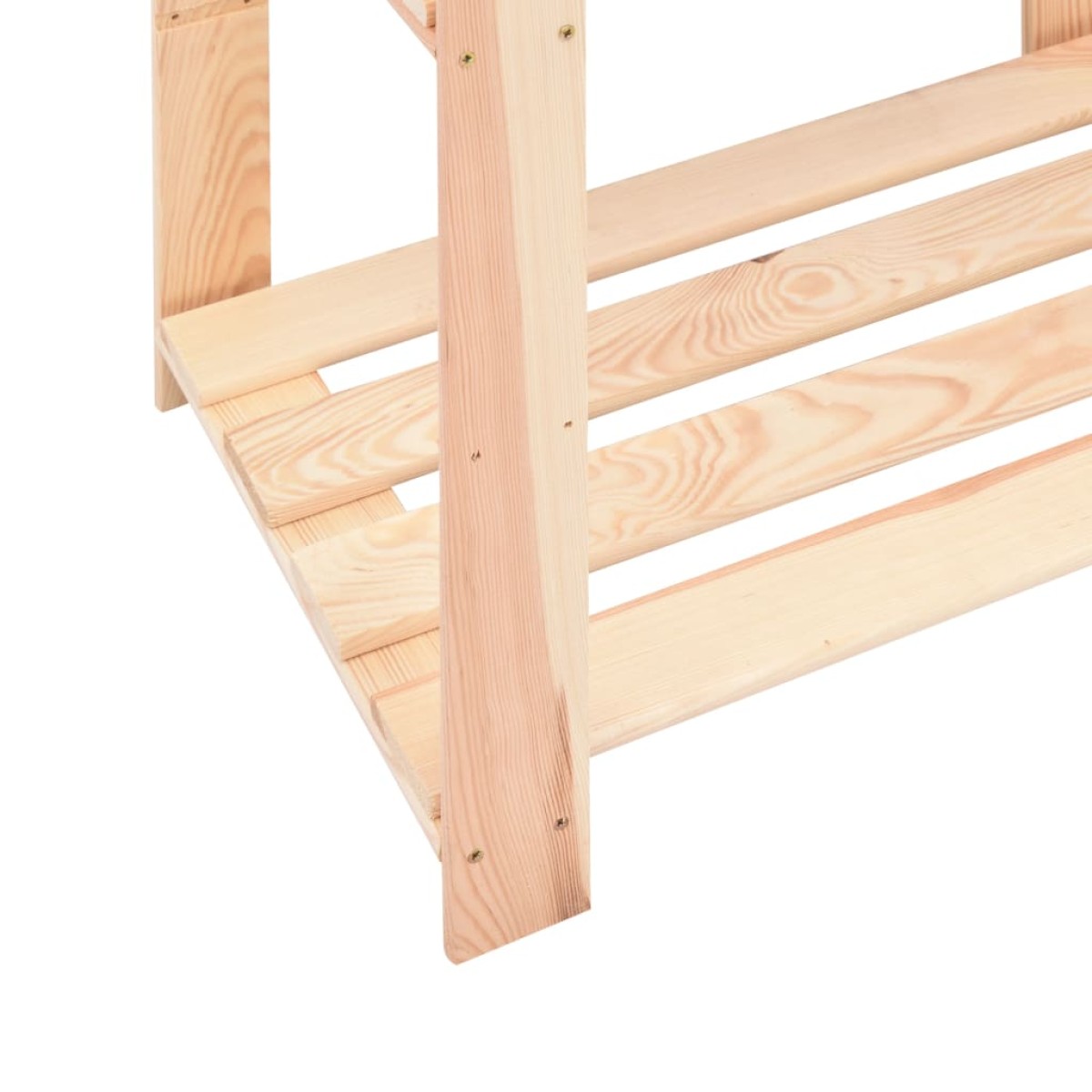 vidaXL Ραφιέρες 5 Επιπέδων 2 τεμ. 250 κ 80x38x170 εκ Μασίφ Ξύλο Πεύκου