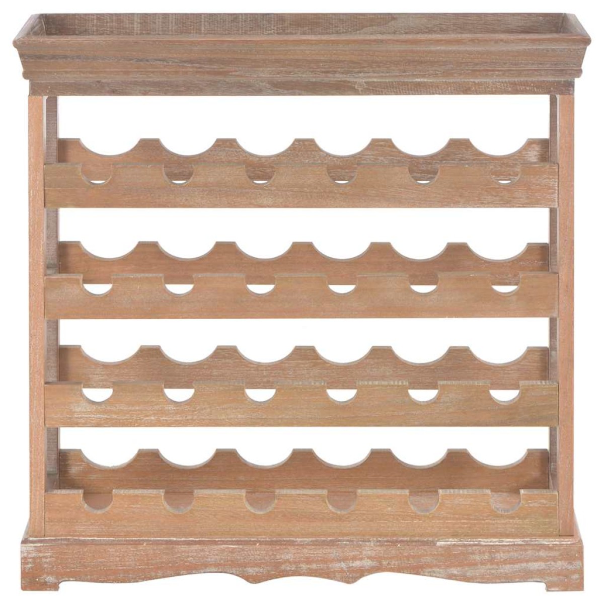 vidaXL Κάβα Κρασιών Καφέ 70 x 22,5 x 70,5 εκ. από MDF