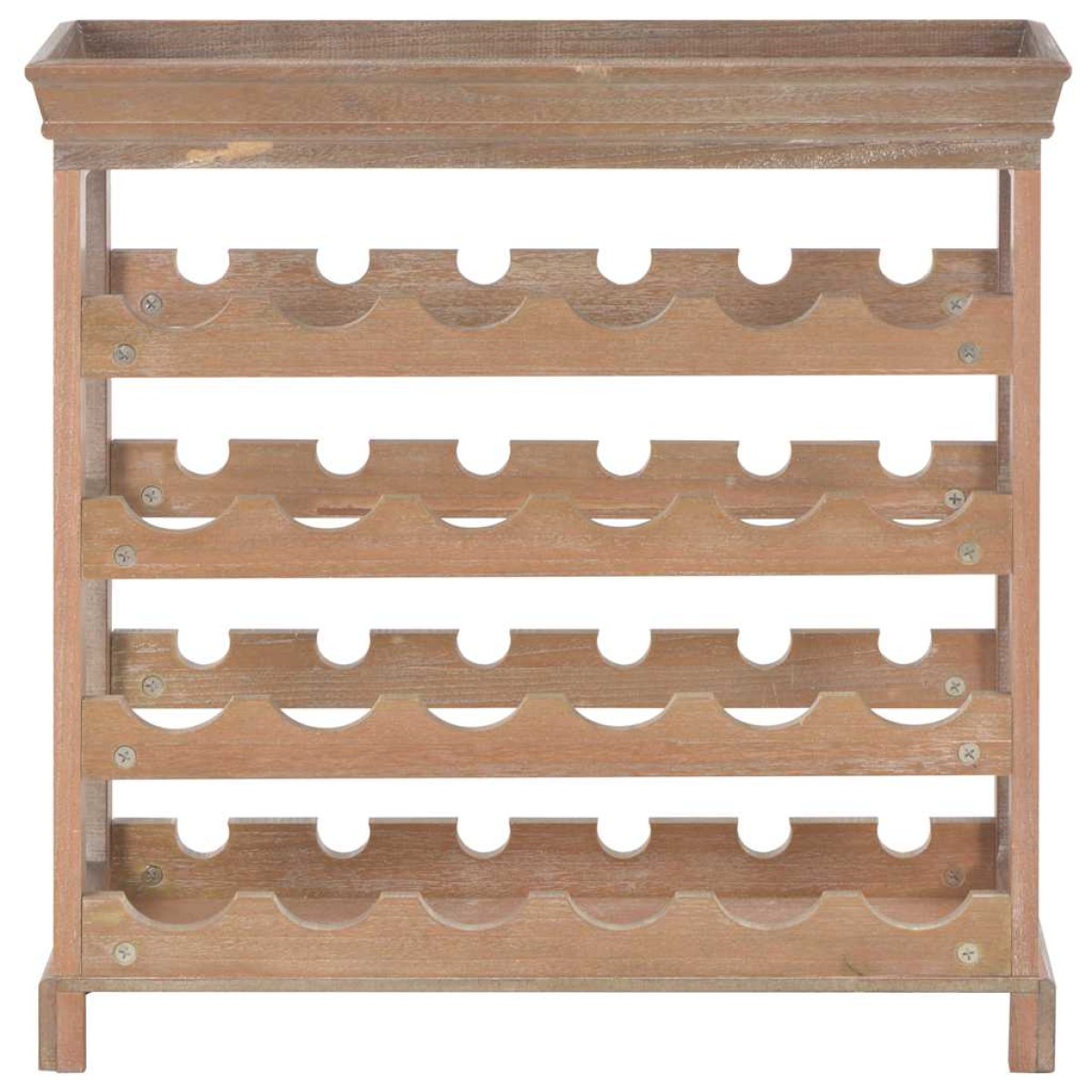 vidaXL Κάβα Κρασιών Καφέ 70 x 22,5 x 70,5 εκ. από MDF