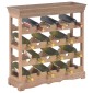 vidaXL Κάβα Κρασιών Καφέ 70 x 22,5 x 70,5 εκ. από MDF
