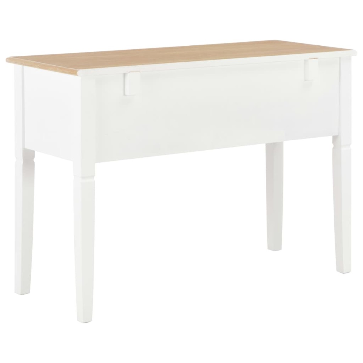 vidaXL Γραφείο Λευκό 109,5 x 45 x 77,5 εκ. Ξύλινο