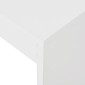 vidaXL Τραπέζι Μπαρ με Ράφια Λευκό 110 x 50 x 103 εκ.