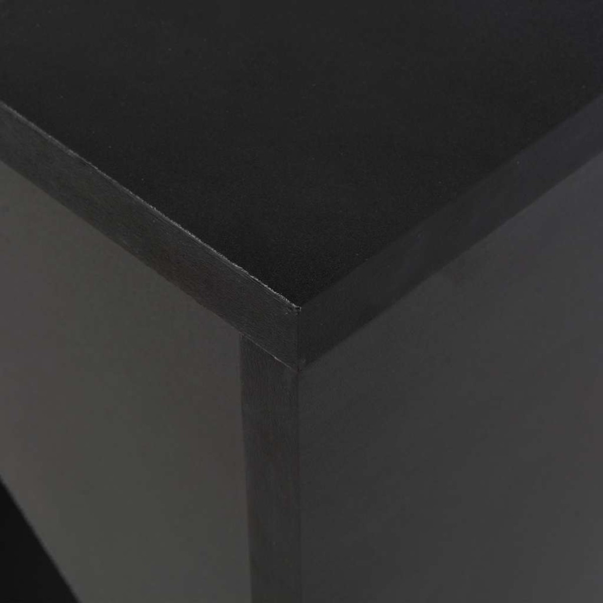 vidaXL Τραπέζι Μπαρ με Κινητή Ραφιέρα Μαύρο 138 x 39 x 110 εκ.